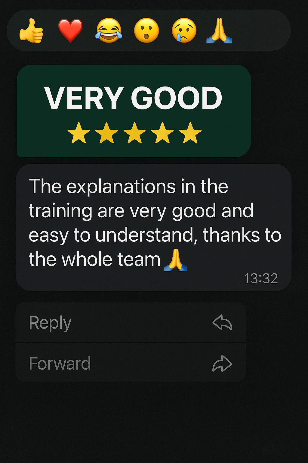 Customer WhatsApp Feedback 2